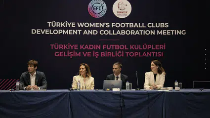 Türk kadın futbolunun geleceği için kulüpler aynı masada buluştu