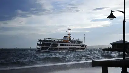 İstanbul’da vapur seferleri iptal edildi