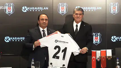 Beşiktaş'tan 'çifte kazanç'lı imza: Karaarslan İnşaat yeni forma sırt sponsoru oldu