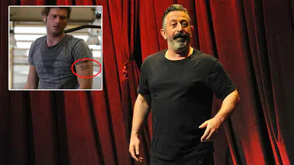 Cem Yılmaz'dan Kıvanç Tatlıtuğ'a dövme göndermesi