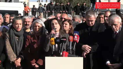 DEM Parti Nusaybin sınırında toplandı: "Rojava halkı yalnız değildir"