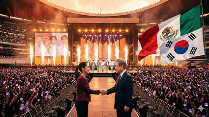 Meksika’da BTS seferberliği: Devlet Başkanı Sheinbaum, Güney Kore’den ek konserler talep etti!