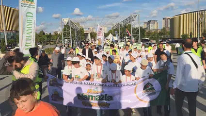 Başakşehir'de çocuklar namaz programında buluştu