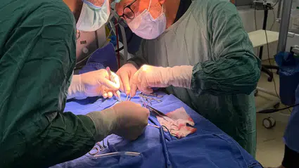 610 gramlık Rüzgar bebek için sevkiyat riskine karşı yerinde operasyon: Kalbindeki açık damar yatak başında kapatıldı