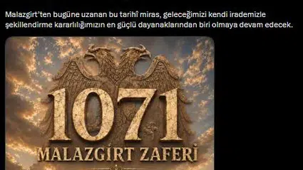 Malazgirt'in 955. yılında Anadolu'nun ebedi yurt oluşu vurgusu: Yılmaz'dan birlik mesajı
