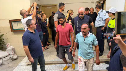 Girne açıklarında batan gemide 9 şüpheli adliyede: Hakim 7 kişi için daha karar verdi