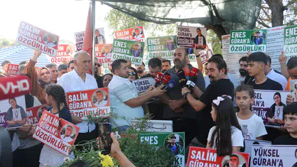 Narin Güran için 2'nci yıl dönümünde mezar başında mevlit okutuldu