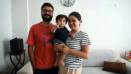 SMA hastası Teoman bebek tedavi sonrası Türkiye’ye döndü