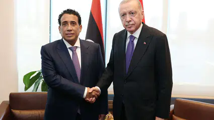 New York'ta kritik Libya zirvesi: Erdoğan ve Menfi bir araya geldi