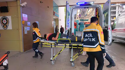 İnegöl'de korkutan kaza: Merdiven boşluğuna düşen çocuk hastanelik oldu
