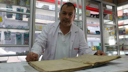 İzmir'in kurtuluşuna tanıklık eden asırlık reçete defteri gün yüzüne çıktı