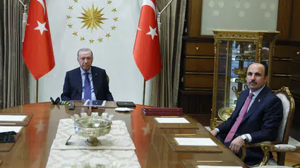Külliye'de kritik görüşme: Erdoğan, Dünya Belediyeler Birliği Başkanı Altay'ı ağırladı