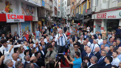 Müsavat Dervişoğlu baba ocağında: Fındık ve maden vurgusu yaptı