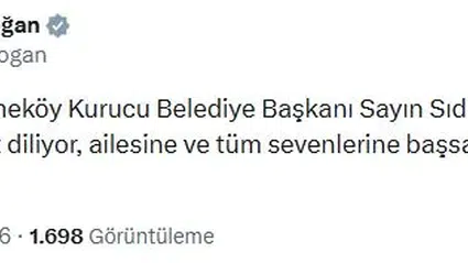 Emine Erdoğan'dan Sıddık Eraslan için taziye mesajı