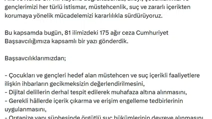 Adalet Bakanlığı'ndan dijital dünyada çocukları koruma seferberliği: 81 ile talimat gitti