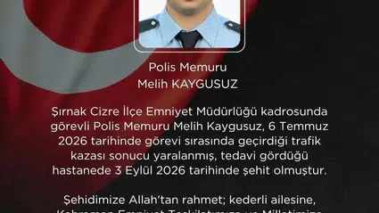 Şırnak'tan acı haber: Görev başında yaralanan polis memuru hayatını kaybetti