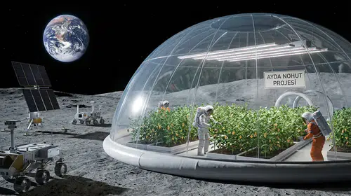Ay toprağında tarım devrimi: Bilim insanları nohut yetiştirmeyi başardı