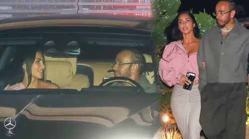 Kim Kardashian ve Lewis Hamilton romantik akşam yemeğinde görüntülendi
