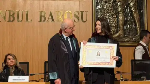 Kızılcık Şerbeti'nin Çimen'i artık avukat: Selin Türkmen ruhsatını aldı