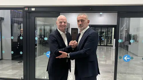 FIFA Başkanı Infantino, FIFA Arena projesi için İstanbul'a geldi