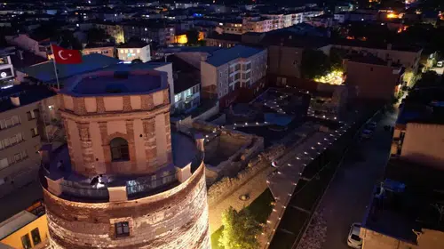 Edirne Makedonya Eski Saat Kulesi restorasyonun ardından yeniden ziyarete açıldı