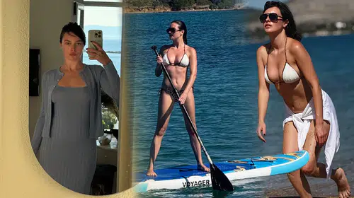 Melis Sezen İzmir Ildır’da tatilde: Beyaz bikinili paylaşımları dikkat çekti