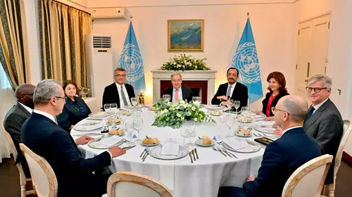 Guterres, Erhürman ve Hristodulidis'i Kıbrıs gündemiyle bir araya getirdi