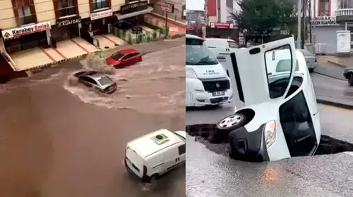 Başkentte kabus dolu gece: Sokaklar nehre döndü, araçlar sular altında kaldı