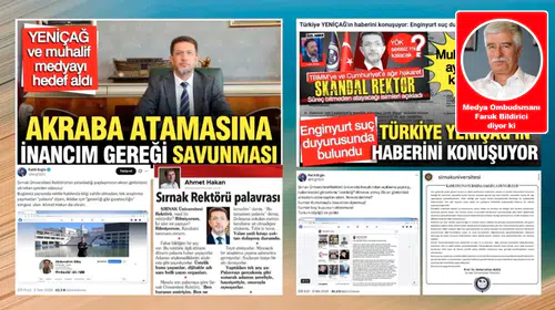 Şırnak Üniversitesi Rektörü neden kendisini ifşa etsin?