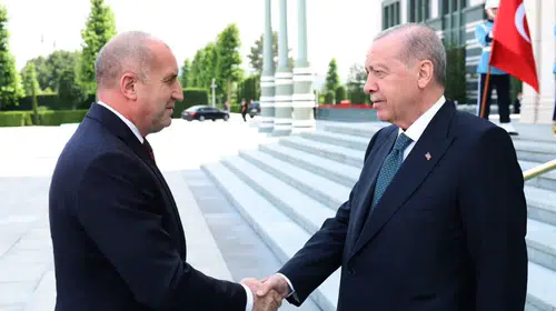Cumhurbaşkanı Erdoğan, Bulgaristan Başbakanı Radev ile Beştepe'de görüştü