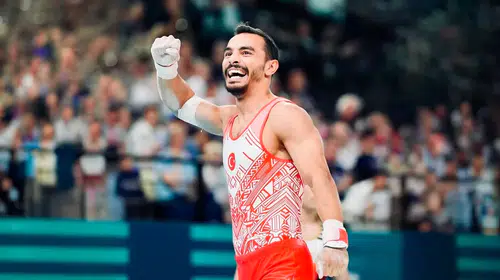 Milli cimnastikçi Ferhat Arıcan paralel barda Avrupa ikincisi oldu