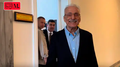 Murat Karayalçın Meclis'te Özgür Özel'i ziyaret etti: Kucaklamaya geldim