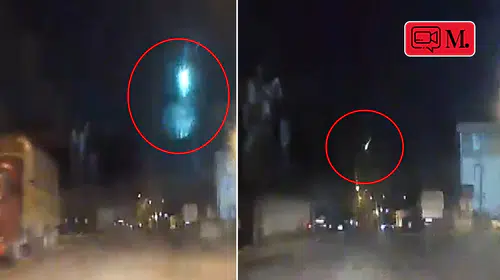 İstanbul semalarında geceyi aydınlatan meteor kamerada