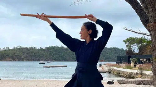 Fadik Sevin Atasoy'dan Japonya paylaşımları: Kadın samuray olmaktan gurur duyuyorum