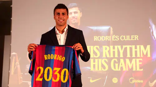 Yılın transferi resmen açıklandı: Rodri 4 yıllığına Barcelona'da