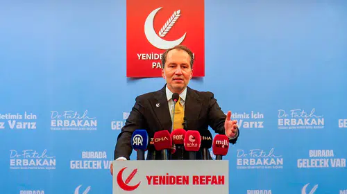Yeniden Refah Partisi lideri Erbakan: Mekke Anlaşması ABD ve İsrail'in vekalet stratejisidir