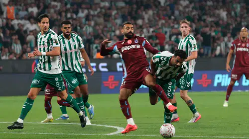 Konyaspor siftah yaptı: Trabzonspor Konya deplasmanından puansız dönüyor