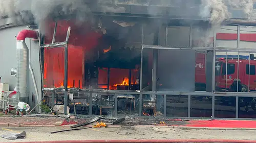 Sakarya'da restoran alevlere teslim oldu: Gökyüzünü siyah dumanlar kapladı