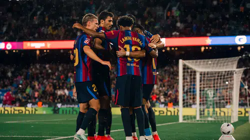 Barcelona'dan gol şov: Racing Santander'i 7-2 mağlup etti