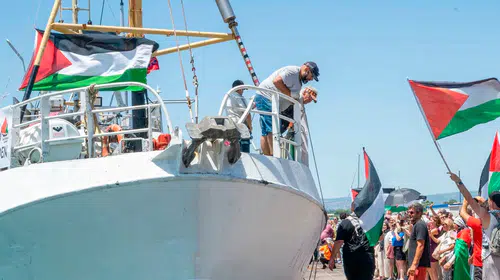 Gazze ablukasına karşı üçüncü sefer: Küresel Sumud Filosu Marmaris'ten Akdeniz'e açıldı