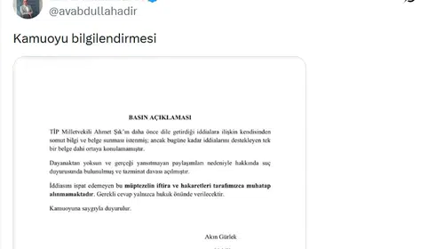 Adalet Bakanı Gürlek'ten Ahmet Şık'a yargı yolu: İftira ve hakaret iddiasıyla dava açıldı