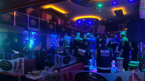 Polatlı'da gece kulüplerine büyük operasyon: 68 şüpheli yakalandı
