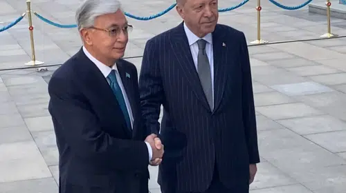 Ankara'da kritik zirve: Erdoğan ve Tokayev bir araya geldi