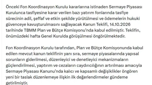 Yatırım fonlarında tasfiye operasyonu: 40,8 milyar TL hak sahiplerine ulaştı