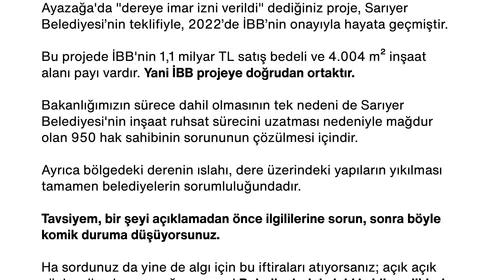 Murat Kurum'dan Özgür Özel'e sert yanıt: İddiaların tamamı gerçek dışı
