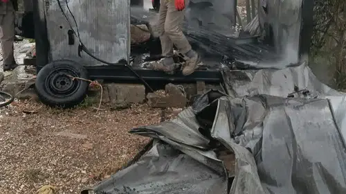Burdur'da yürek yakan olay: 85 yaşındaki vatandaş konteyner yangınında can verdi