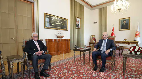 Meclis'te diplomatik temas: Kurtulmuş'un konuğu Pakistan Büyükelçisi oldu