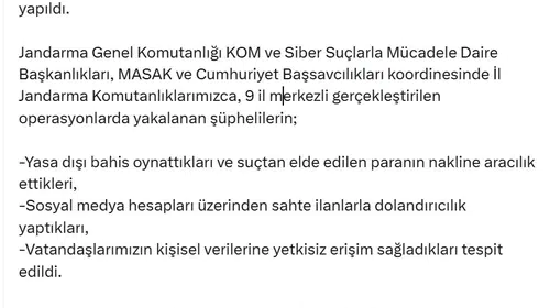 Milyarlarca liralık vurguna dev operasyon: 9 ilde 123 gözaltı