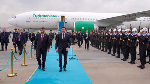 Ankara'da Türk dünyası zirvesi: Liderler için resmi karşılama töreni