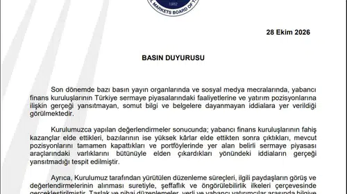 SPK'dan piyasalardaki yabancı yatırımcı iddialarına net yanıt